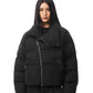 Zipper Stand Collar Short Down Jacket FDR0011