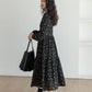 Round Neck Flower Dress VAS0004