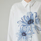 Flower Print Long-Sleeve Shirt FER0078