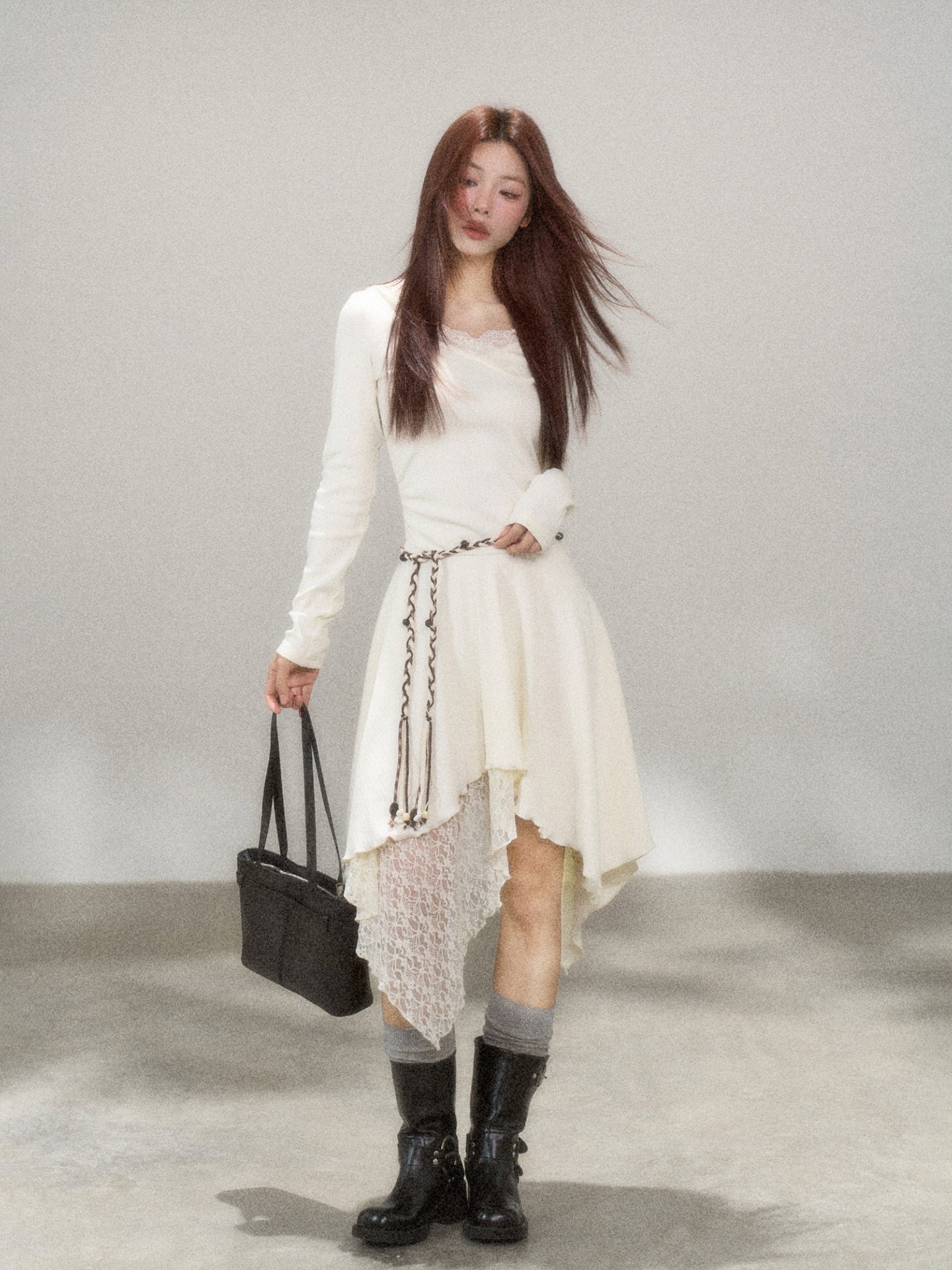 Race Ilehem Long Sleeve Dress WDB0022