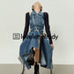 Vintage Denim Slit Long Dress LLA0073