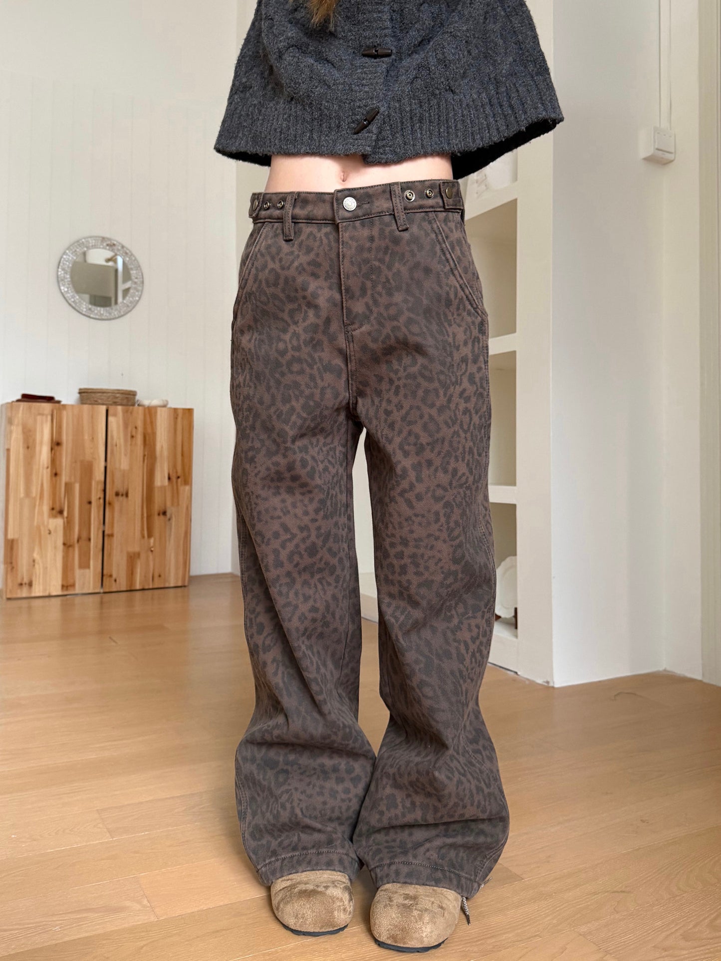 Leopard Wide Pants CYE0097