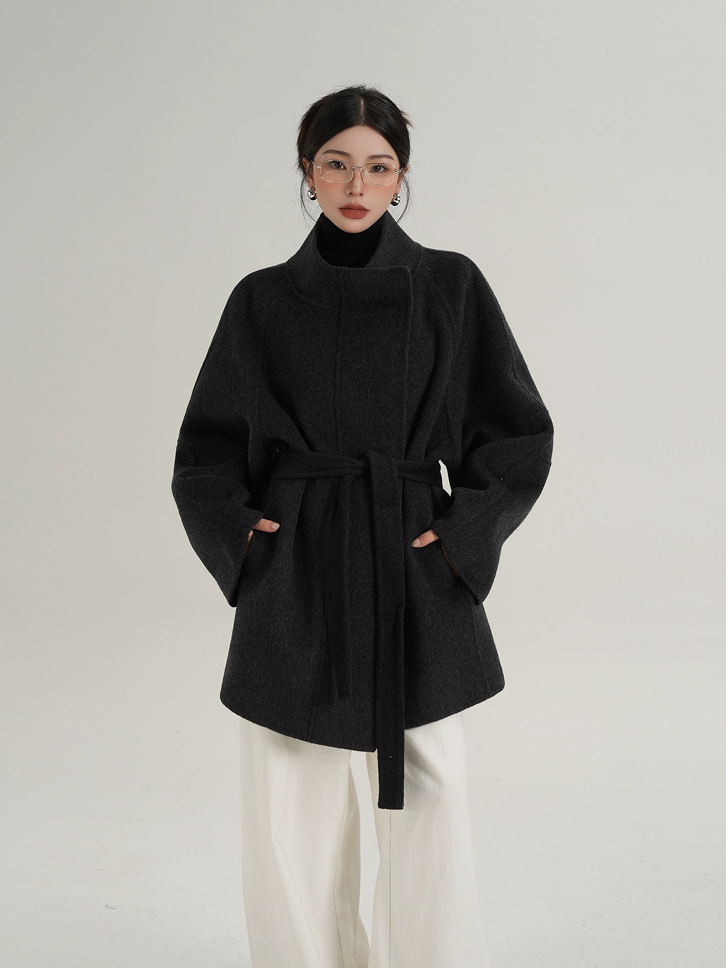 Wool Mid-Length Coat SRS0398
