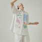 Flower Print Short Sleeve Shirt / Shorts FER0308