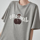 Cherry Print Short-Sleeve T-Shirt  FER0265
