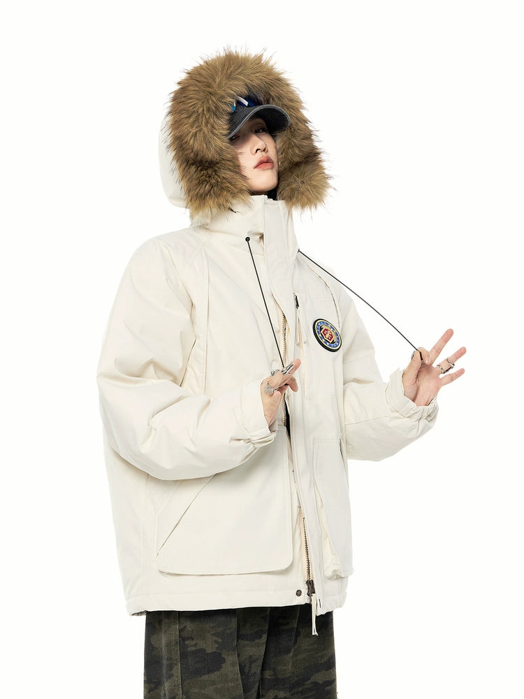 Fur Hood Down Jacket ICM0109