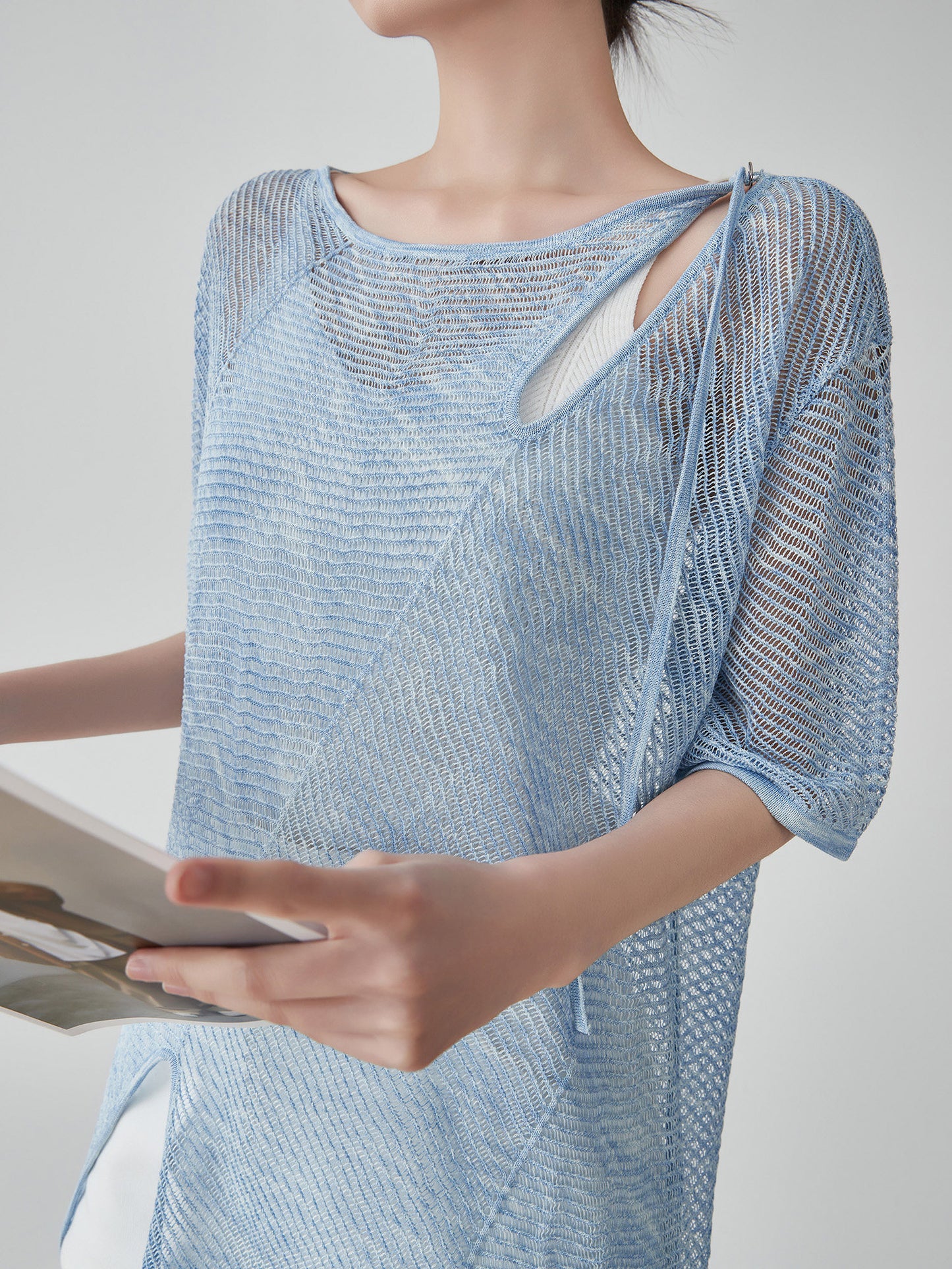Mesh Summer Layer Tops FER0294