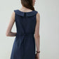 Round Collar Sleeveless Dress VOE0003