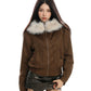 Fur Hood Suede Jacket BGS0025