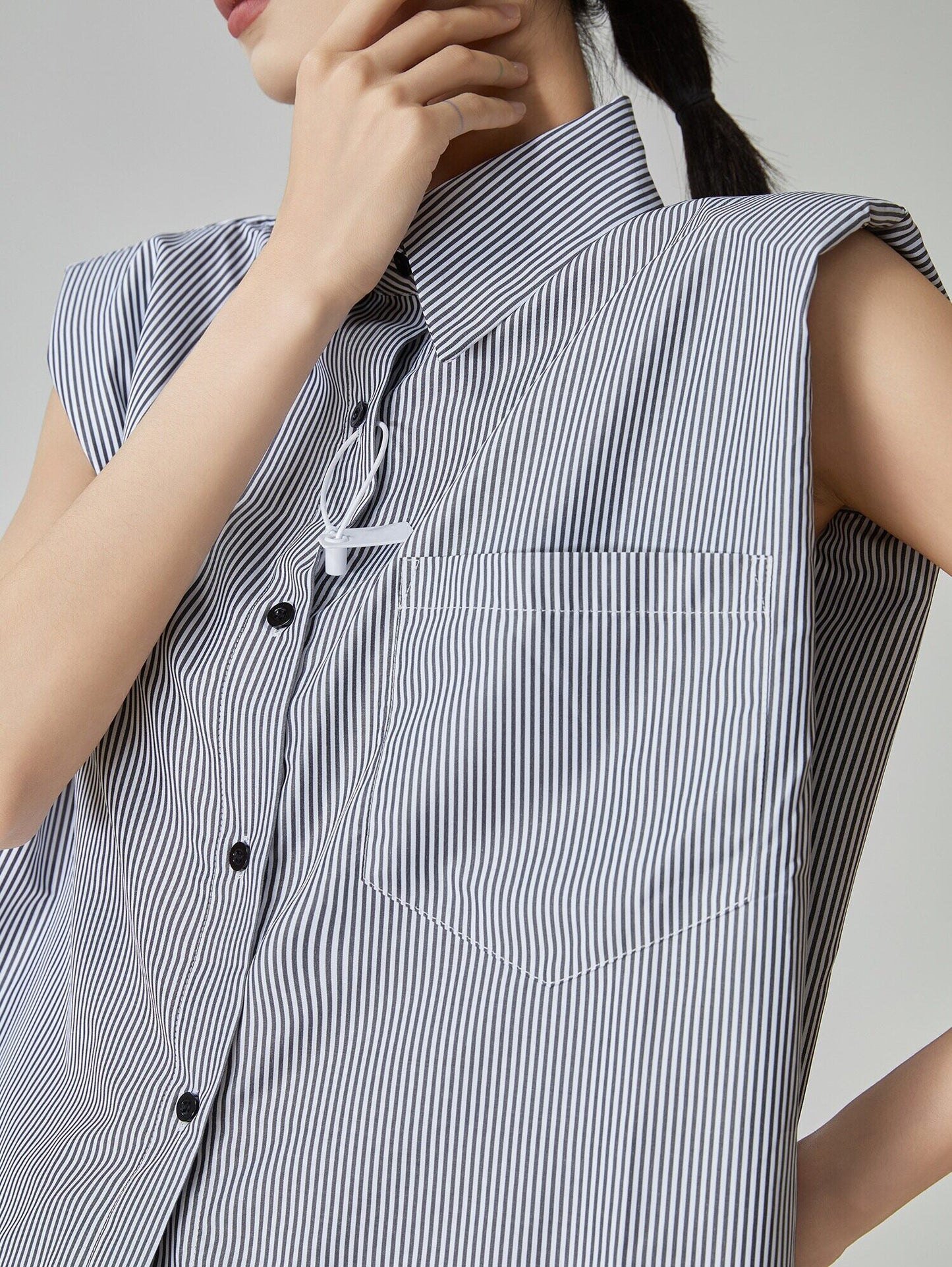 Striped Sleeveless Shirt / Shorts FER0087