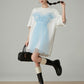 Tulle Layered Style T-Shirt Dress FER0147