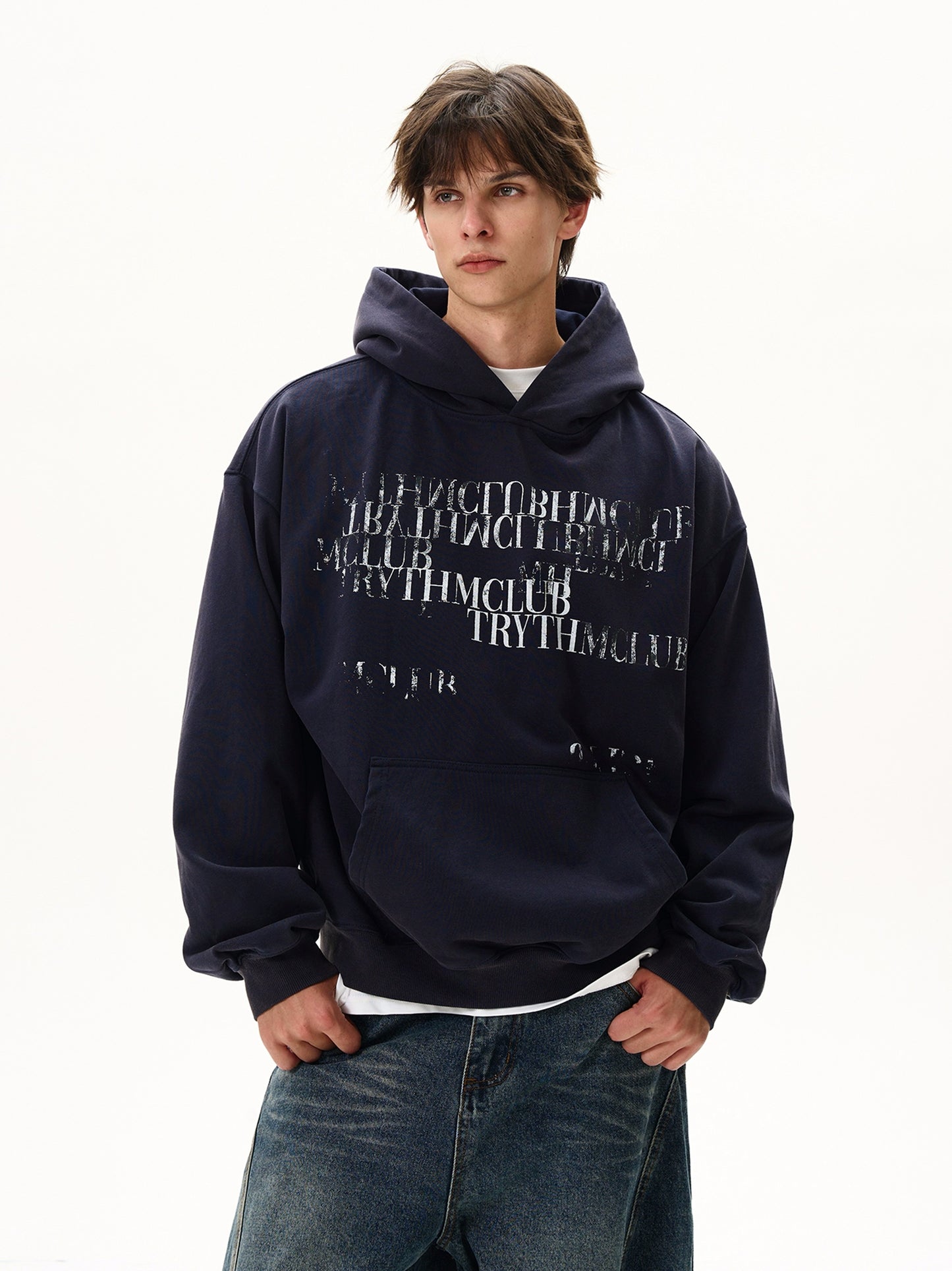 Stylish Logo Sweatshirt Hoodie MAD0004