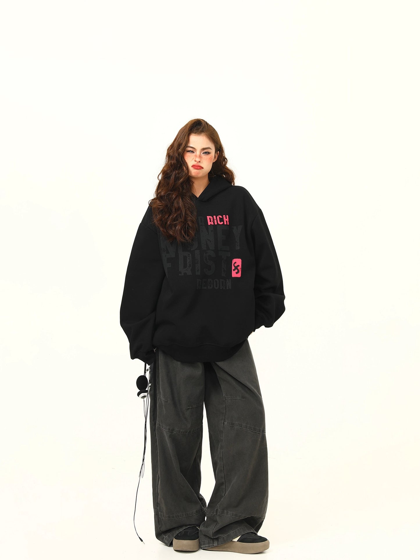 Big Logo Print Hoodie WDZ0040