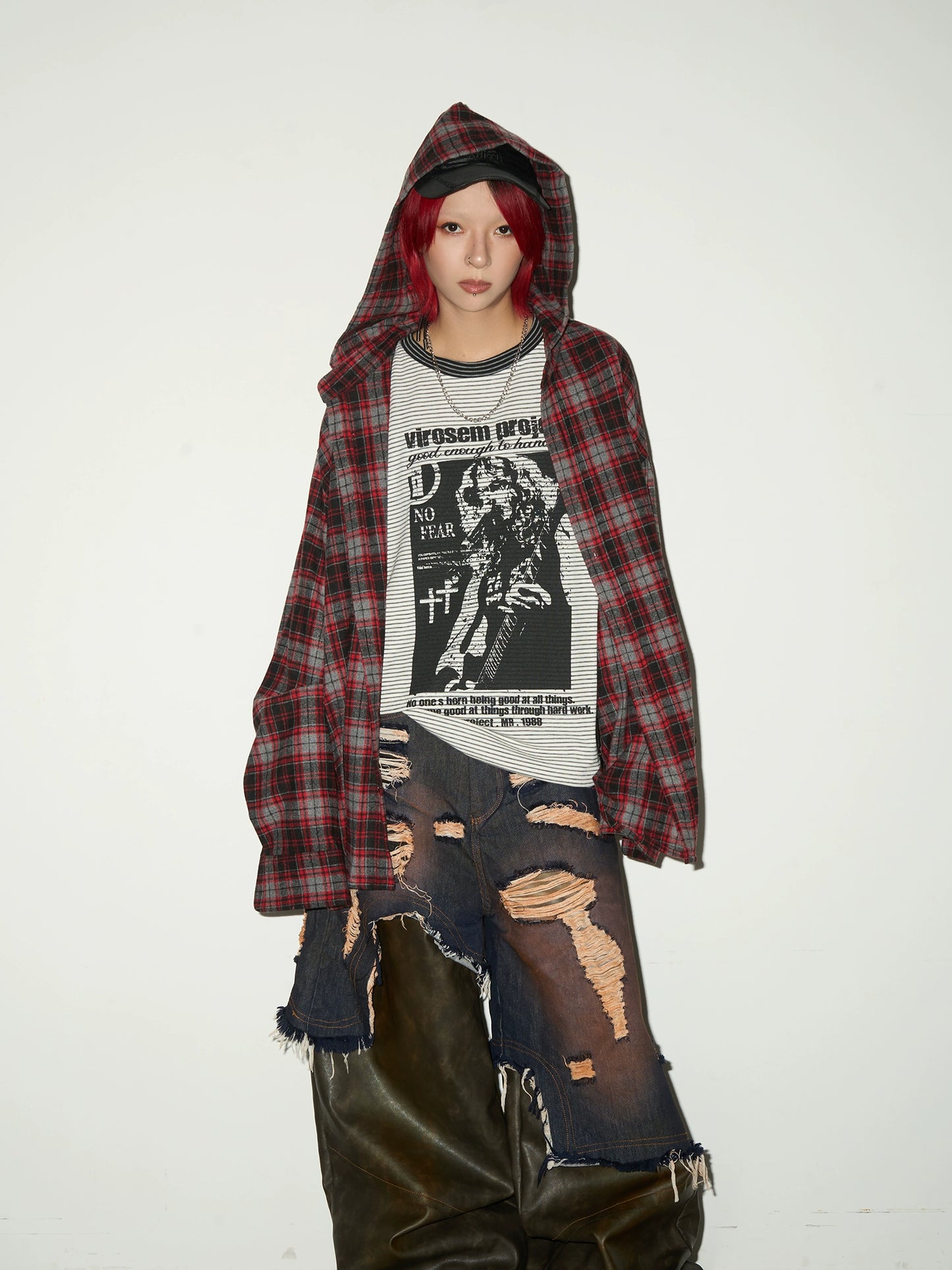Plaid Long Sleeve Shirt MCY0007