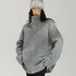 High Neck Button Knit Cardigan ACS0393