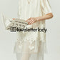 Off White Embroidery Dress LLA0177