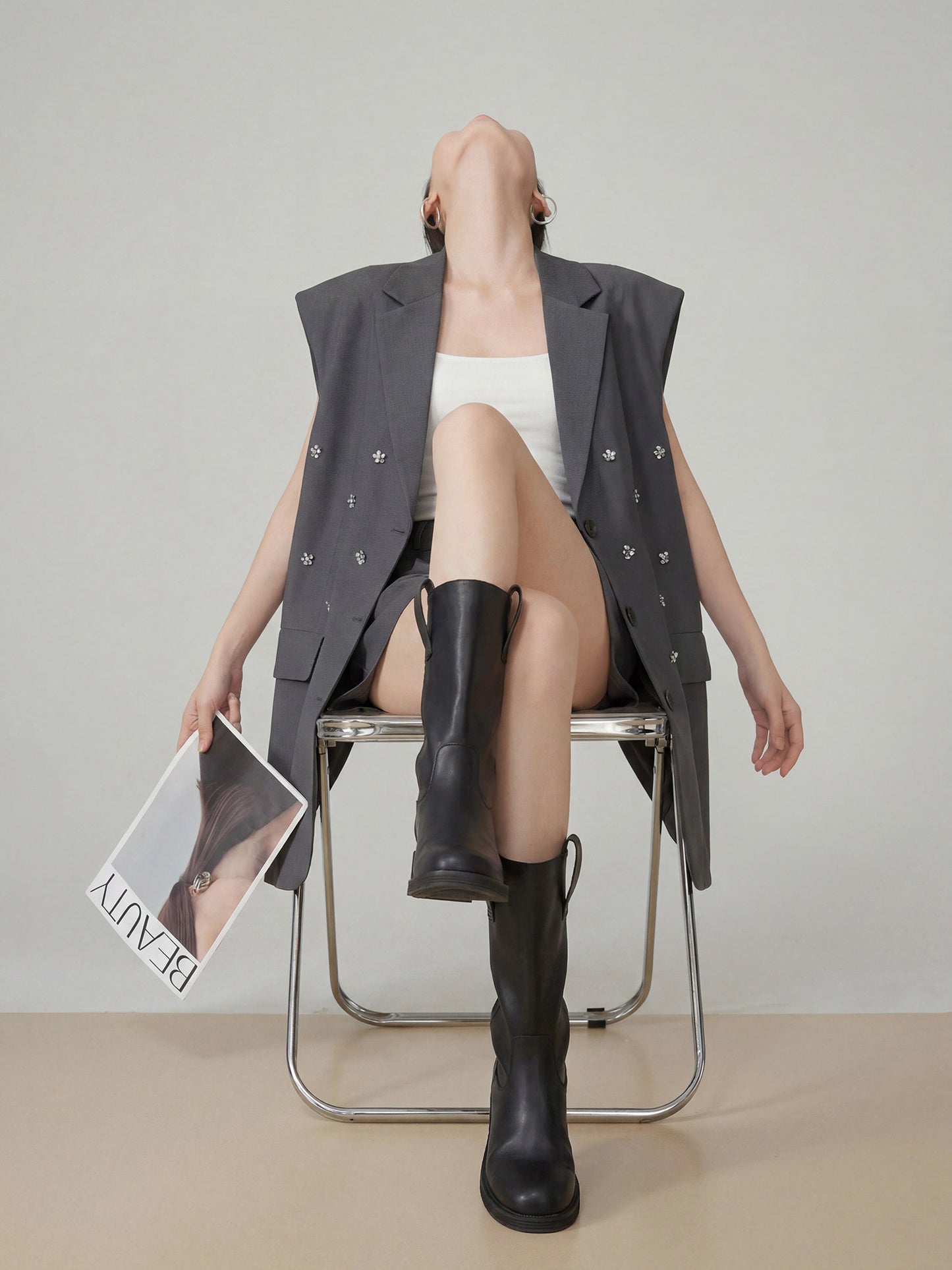 Bijou Tailored Vest / Shorts FER0300