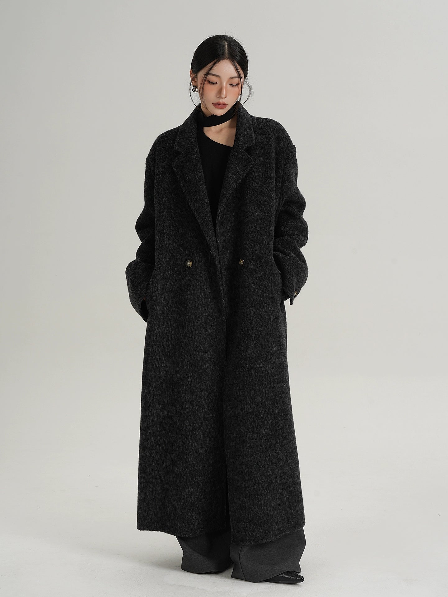 Loose Long Wool Coat SRS0392