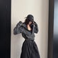 Color-Contrast Stitch Short Jacket YLS1045