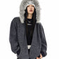 Thin Stripe Zip Hoodie ICM0118