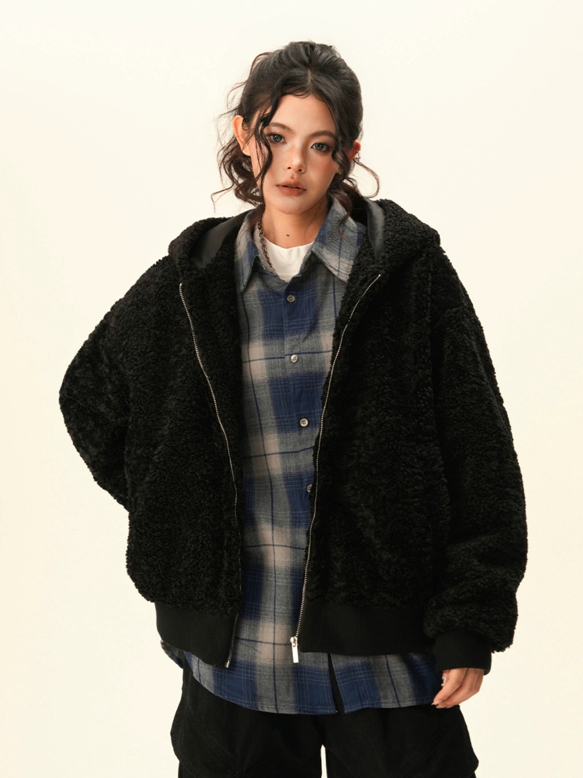 Fluffy Full Zip Hoodie BWA0010