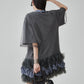Hem Mesh Tulle Dress FER0159