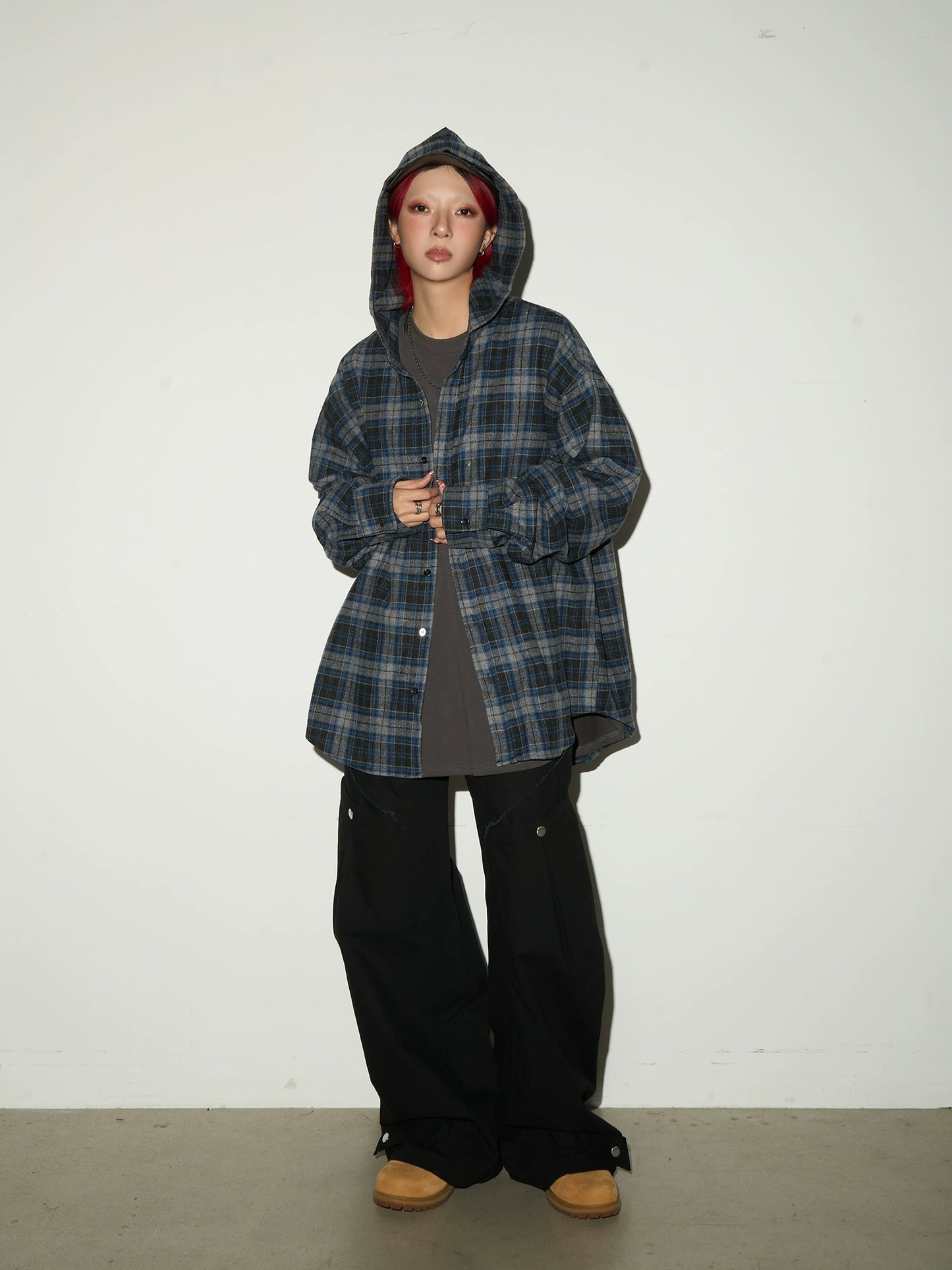 Plaid Long Sleeve Shirt MCY0007