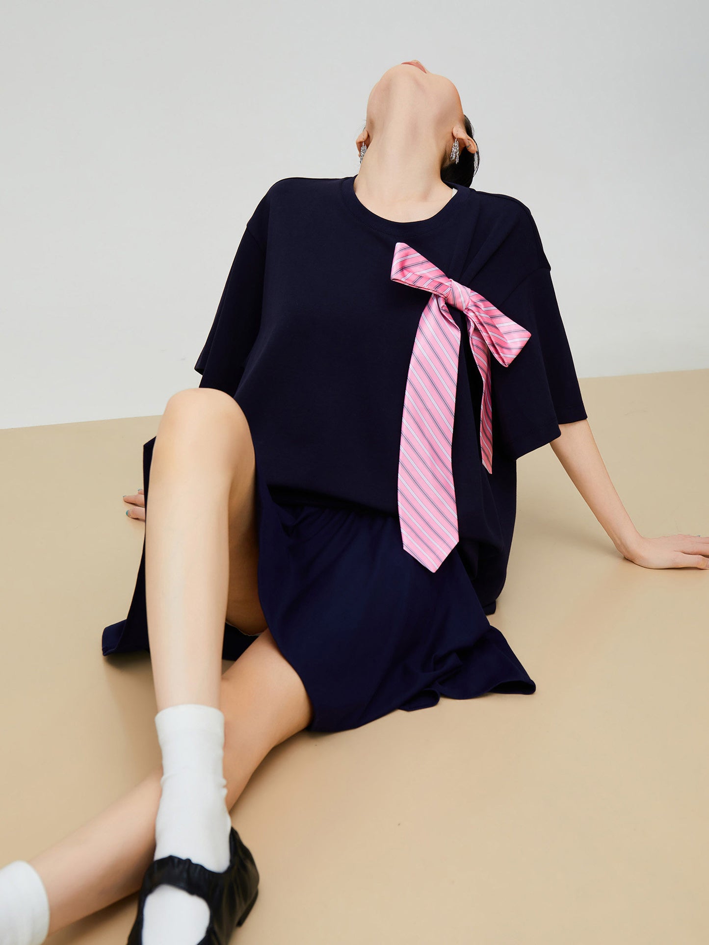 Big Ribbon Oversized T-Shirt FER0332