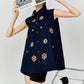 Flower Bijou Flare Silhouette Vest FER0340