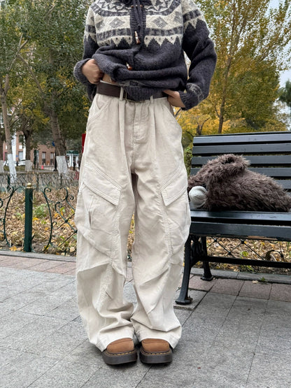 Big Pocket Wide Cargo Pants CYE0006