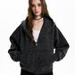Thin Striped Zip-Up Hoodie MAD0005