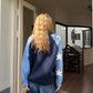 Pullover Raglan Sweater Knit CYE0091