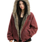 Inner Fur Thin Stripe Zip Hoodie BGS0032