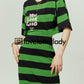 Street Wide Border Dress LLA0150