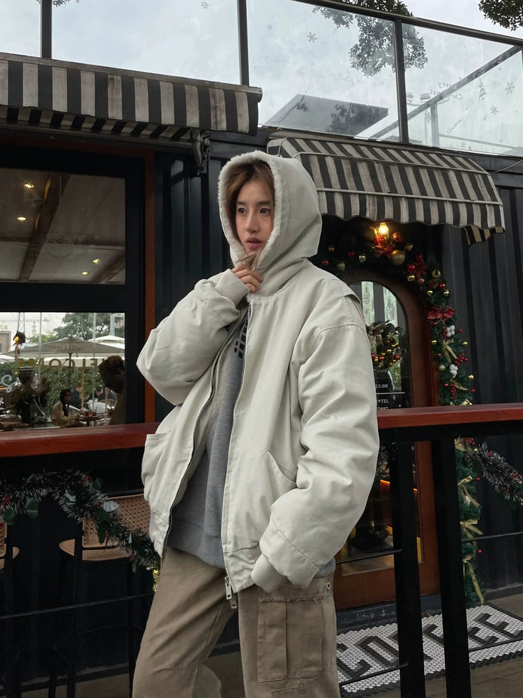 Fur Design Padded Blouson CYE0041