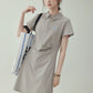 Half Zip Polo Dress AMU0004