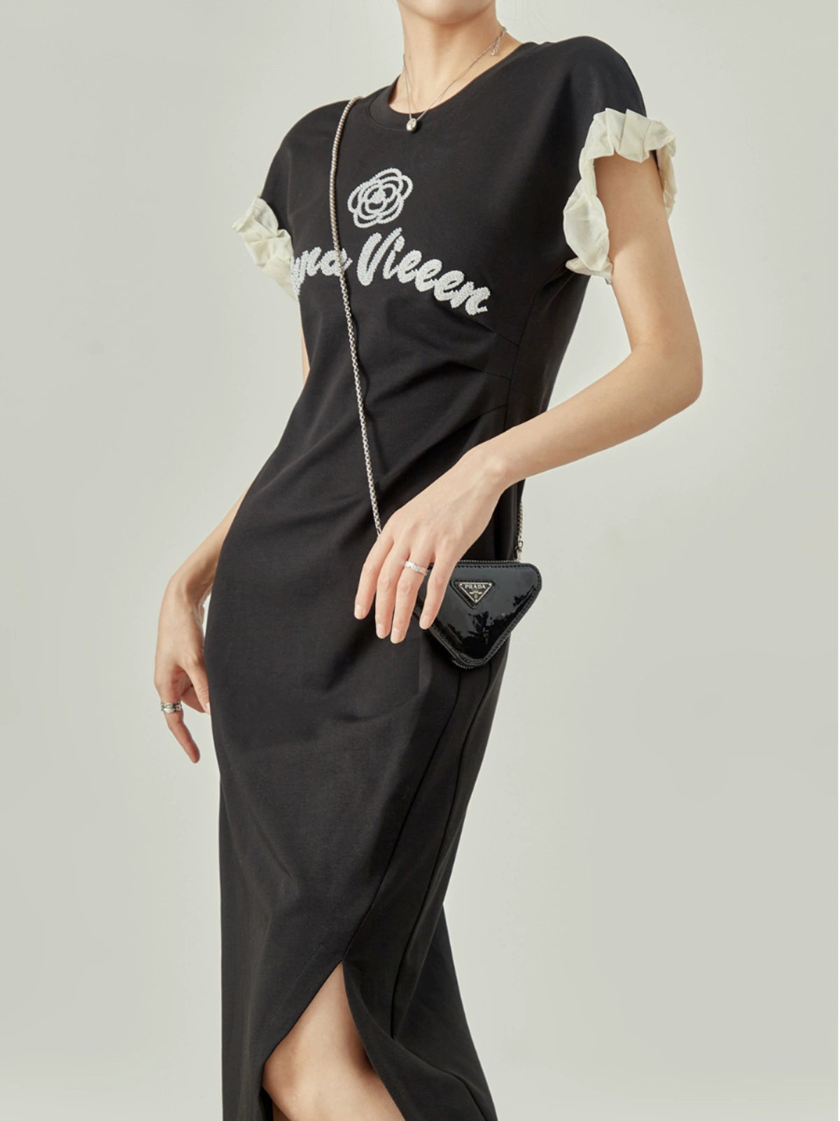 Front Logo T-Shirt Dress LLA0170