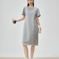 Cut-Out Piping Dress FER0133