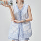 Thin Stripe Sleeveless Top / Shorts FER0293