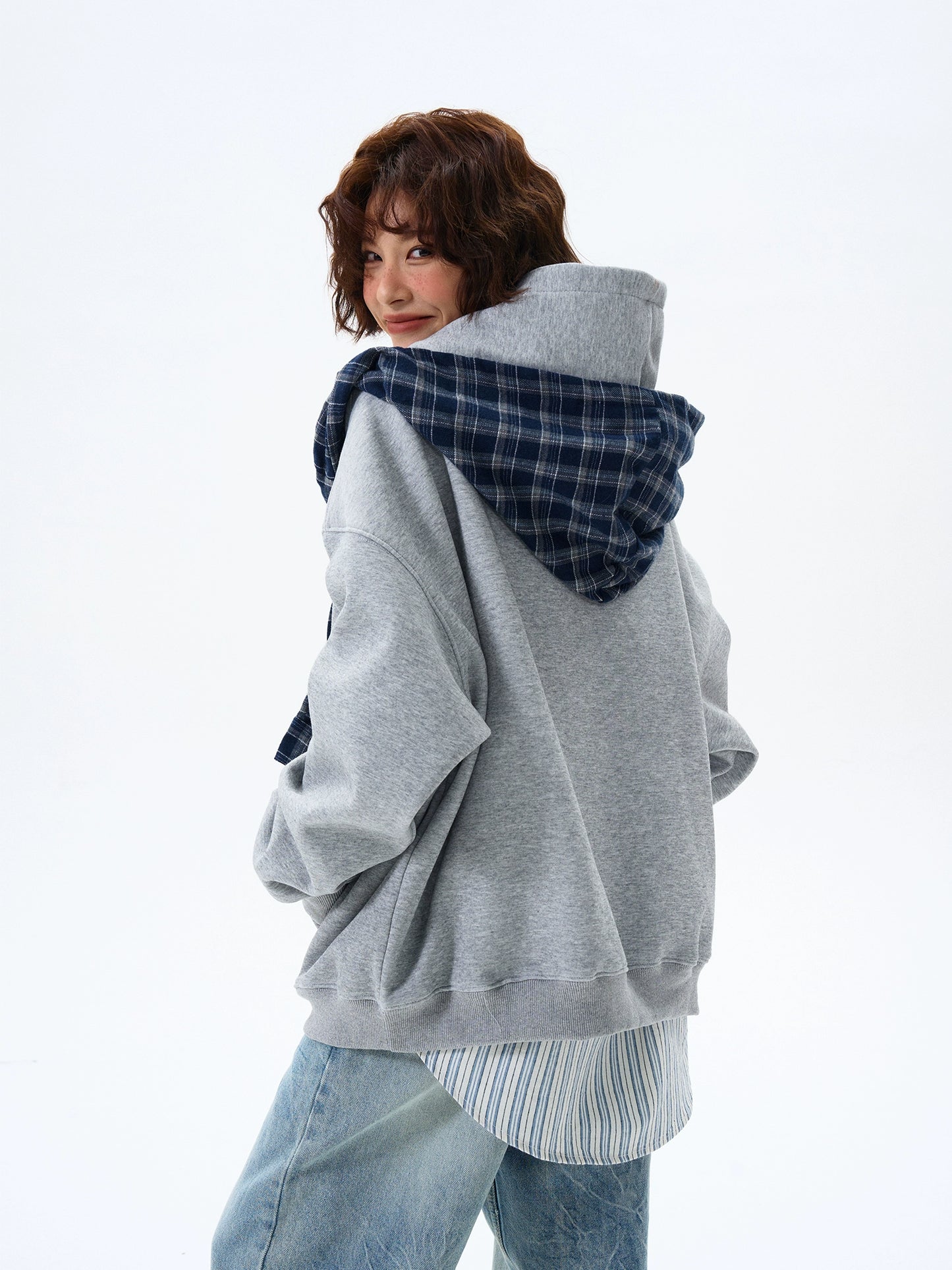 Layered Style Pullover Hoodie HGX0029