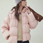 Stand Collar Fluffy Down Jacket AMU0043