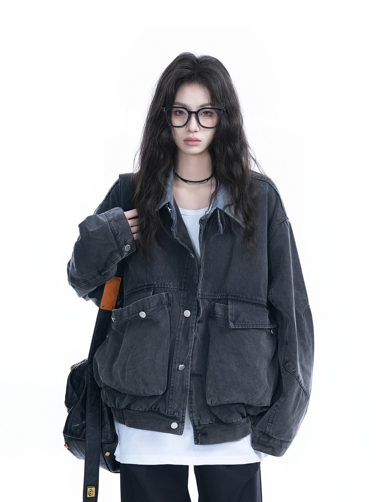 Oversized Work Denim Jacket WLS0009
