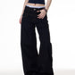 Wide Curved Denim Pants ONP0014