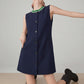 Sleeveless Gilet Dress FER0193