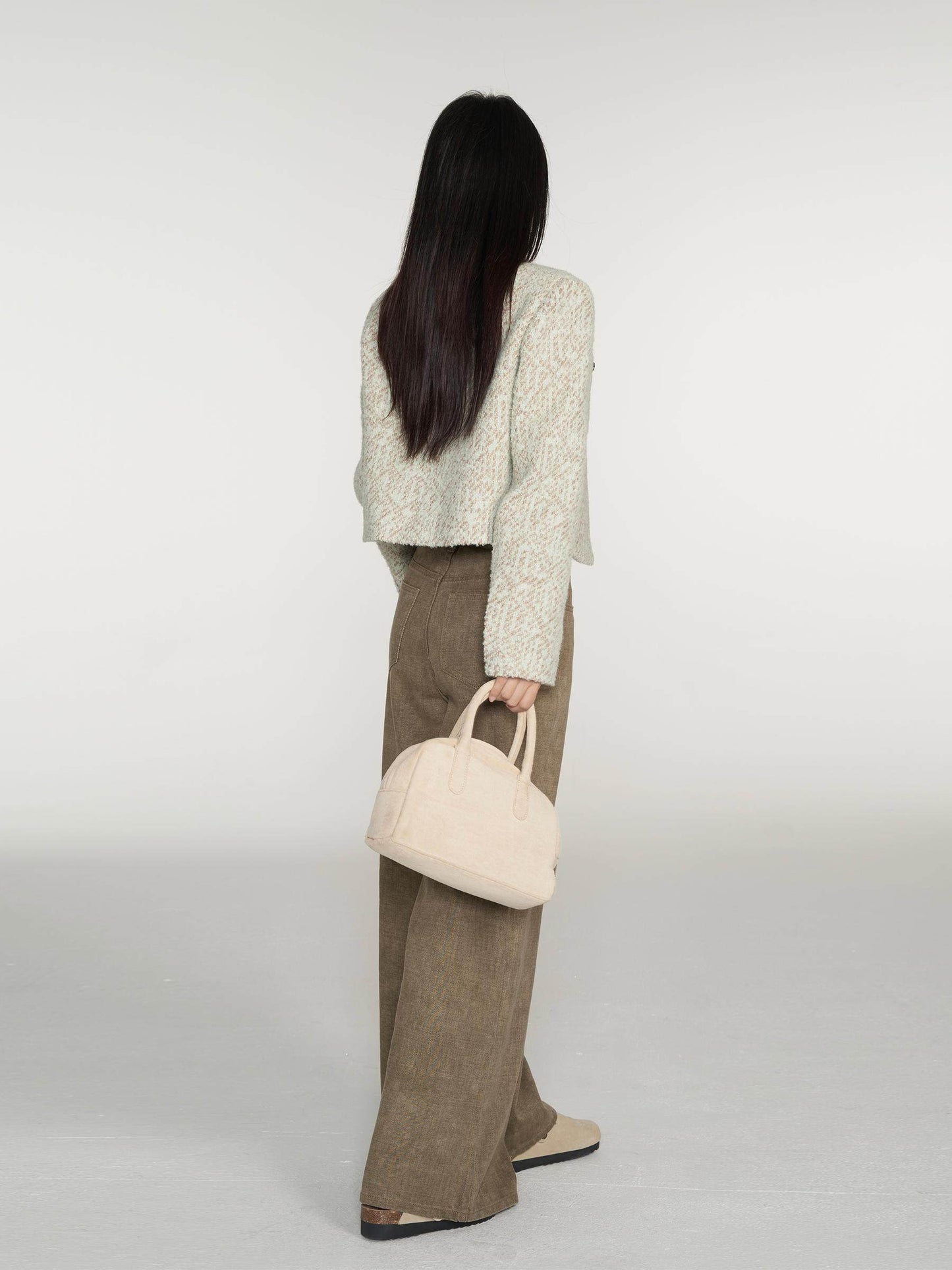 Feminine Short Tweed Jacket WDB0019