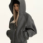 Loose Zip Hoodie VAT0006
