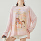 Pony Print Long-Sleeve T-Shirt FER0035