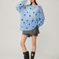 Polka Dot Sheer Loose Knit FER0363