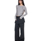 Straight-Leg Skirt-Pants EZK0093