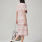 Thick Border Long Dress FER0135